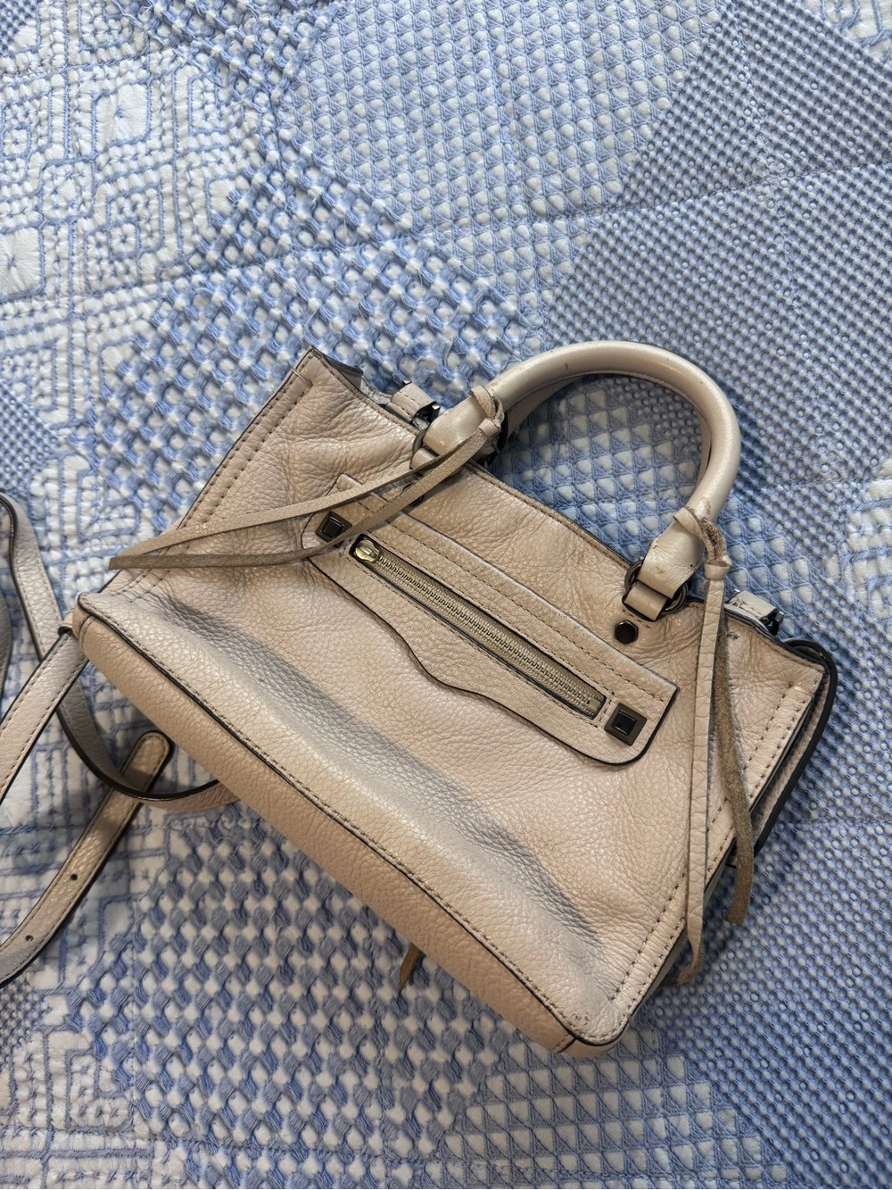 Rebecca Minkoff Leather Regan Satchel Bag